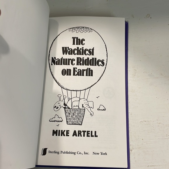 NWOT Vintage 1992 The Wackiest Nature Riddles on Earth hardcover book - Picture 4 of 8